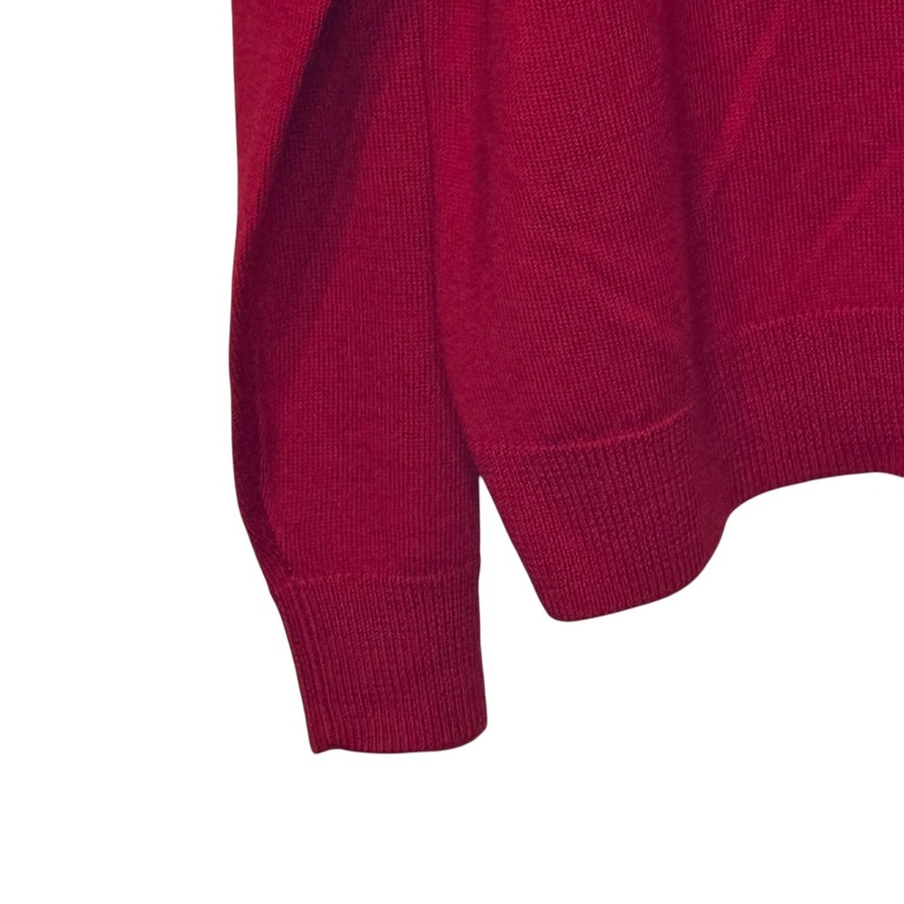 Hart Schaffner Marx Men's Sweater Extra Fine Merino Wool Briella Yarn V-Neck XL - Picture 5 of 12